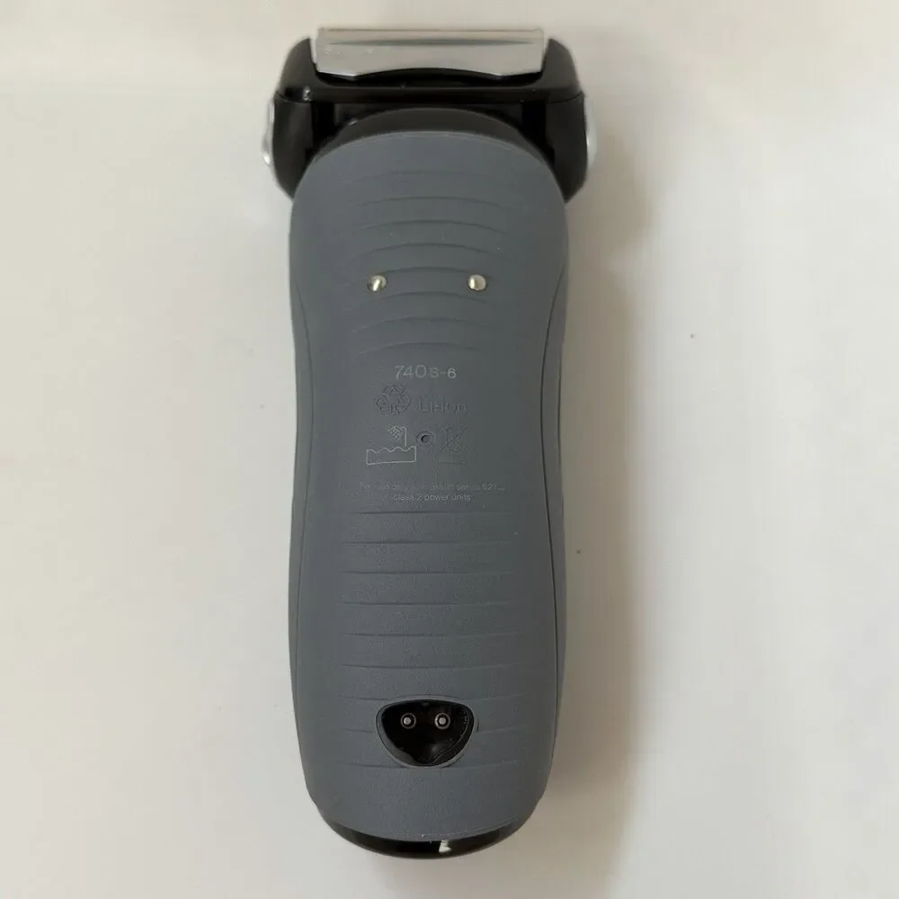 Braun Series 7 740s-6 Wet & Dry Electric Shaver w/ Charger & Travel Case Tested